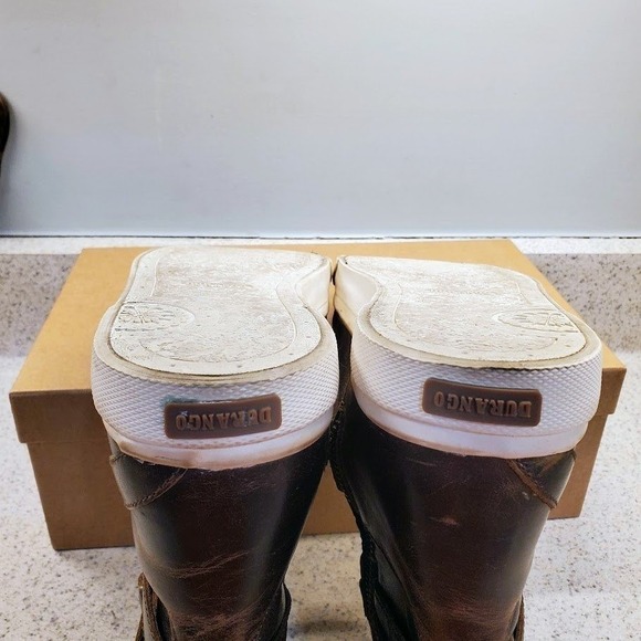 Durango Women's Lifestyle Dark Brown Leather Zip Up Athletic Style Boots Size 9M - Picture 13 of 13